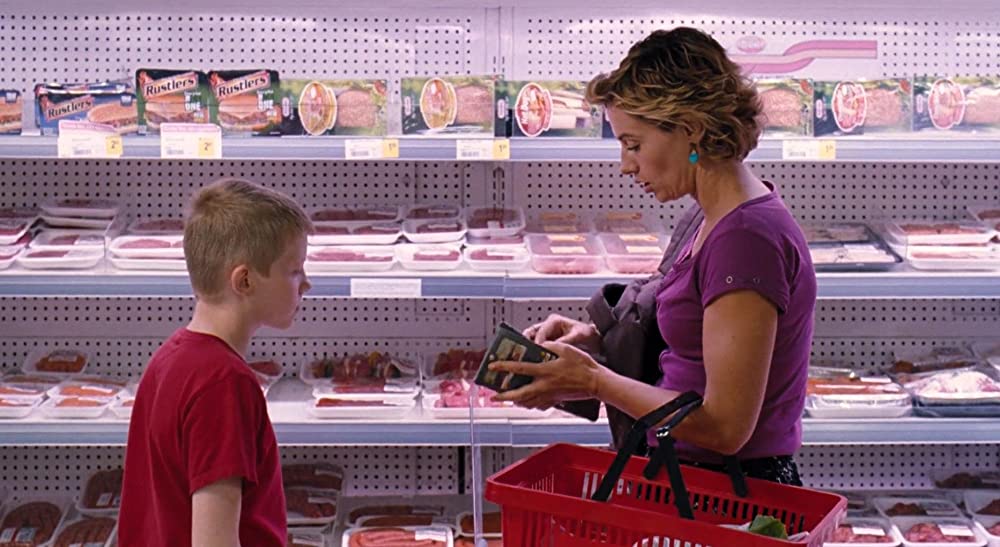 少年と自転車の画像