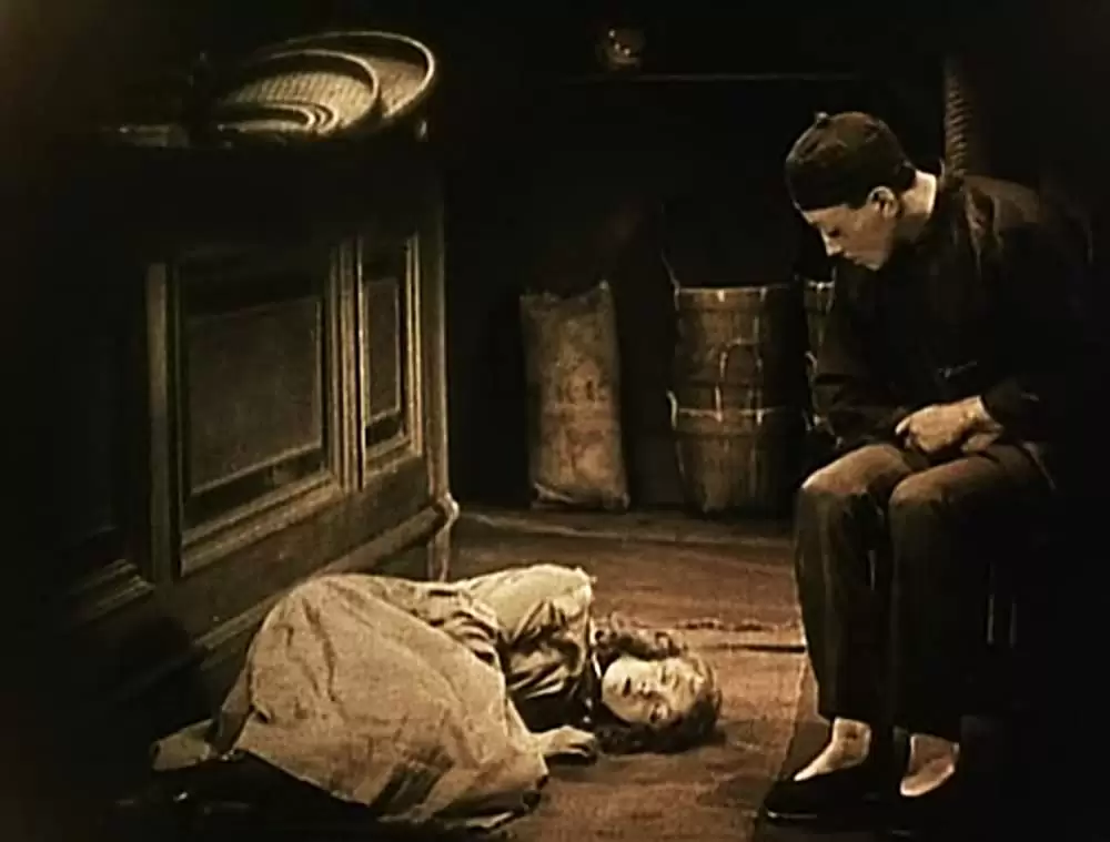 「散り行く花」リリアン・ギッシュ & リチャード・バーセルメスの画像