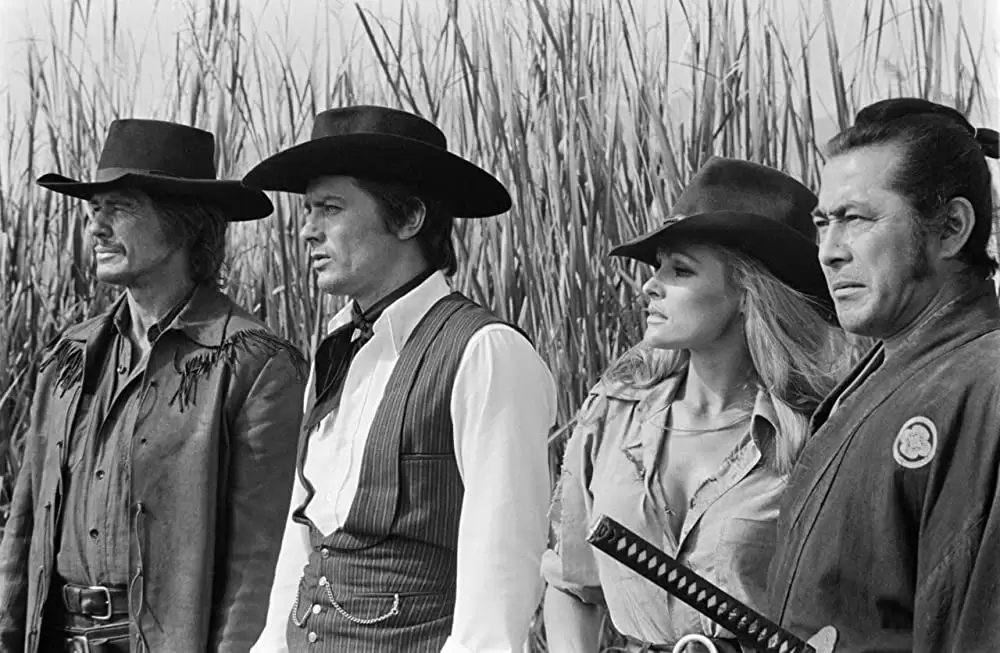 「レッド・サン」ウルスラ・アンドレス & チャールズ・ブロンソン & アラン・ドロン & 三船敏郎の画像