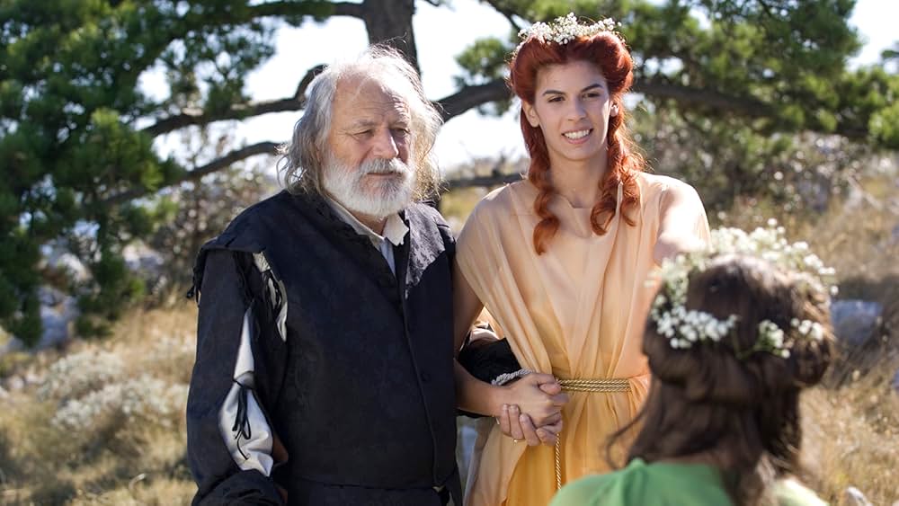 釣りと漁師の対話の画像