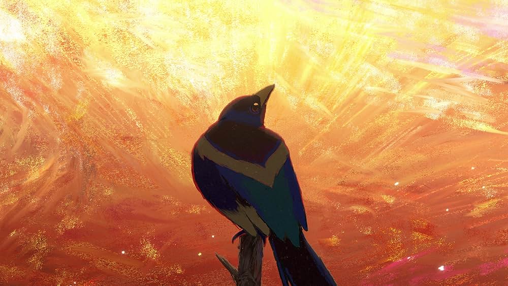 風の中の青い鳥の画像