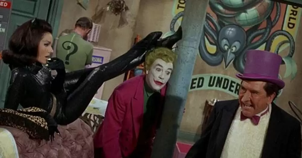 「バットマン オリジナル・ムービー」シーザー・ロメロ & フランク・ゴーシン & バージェス・メレディス & リー・メリウェザーの画像