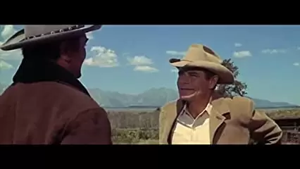 「去り行く男」アーネスト・ボーグナイン & グレン・フォードの画像