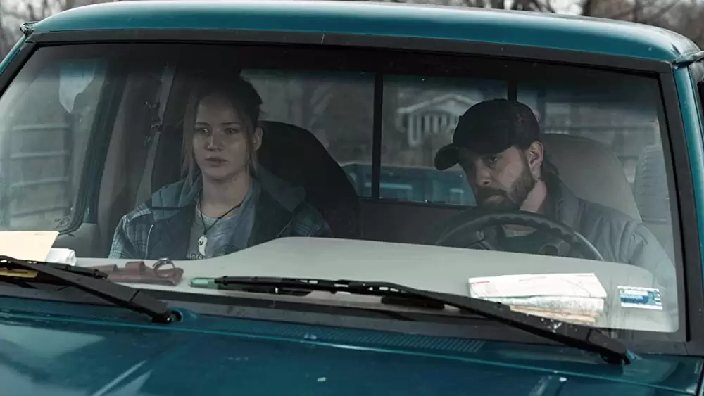 「ウィンターズ・ボーン」ケビン・ブレズナハン & ジェニファー・ローレンスの画像