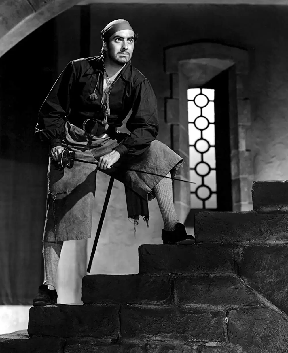 「海の征服者」タイロン・パワーの画像