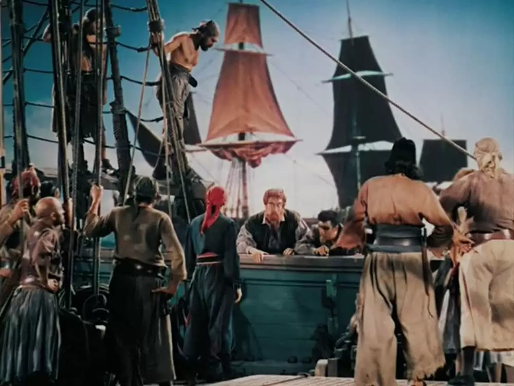 「海の征服者」タイロン・パワー & アンソニー・クイン & ジョージ・サンダースの画像