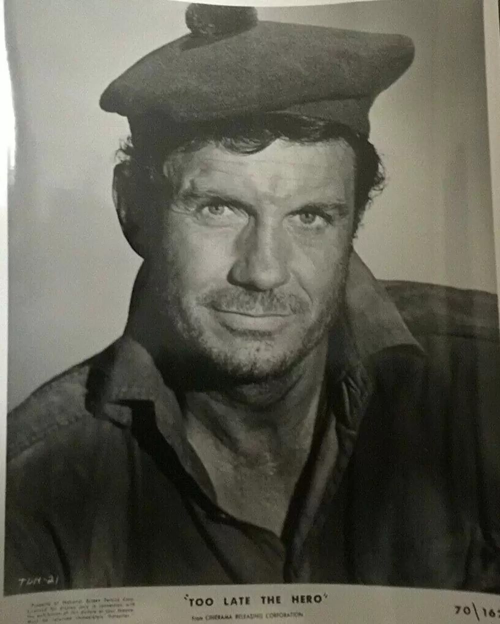 「燃える戦場」クリフ・ロバートソンの画像