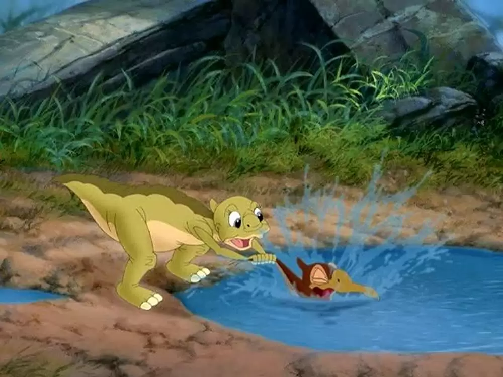 「リトルフット 海への大冒険」ジェフ・ベネット & Aria Noelle Curzonの画像