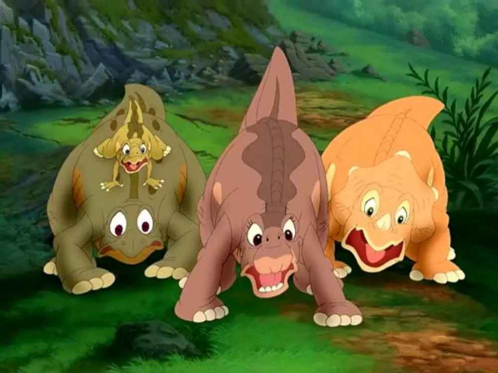 「リトルフット 海への大冒険」Aria Noelle Curzon & トーマス・デッカー & Anndi McAfee & ロブ・ポールセンの画像