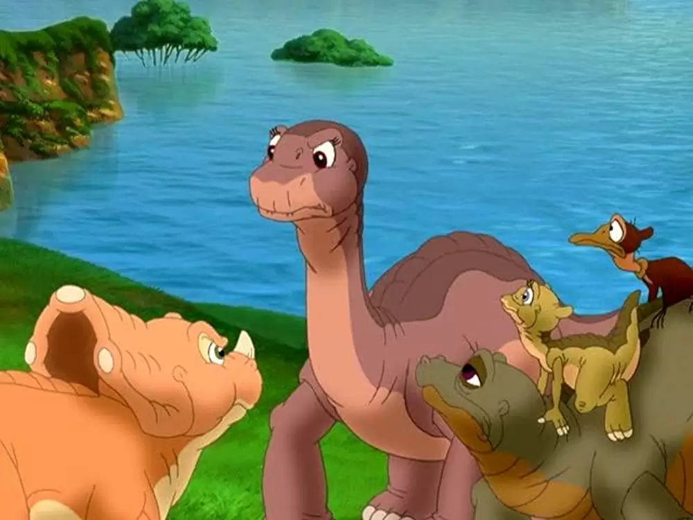 「リトルフット 海への大冒険」ジェフ・ベネット & Aria Noelle Curzon & トーマス・デッカー & Anndi McAfee & ロブ・ポールセンの画像