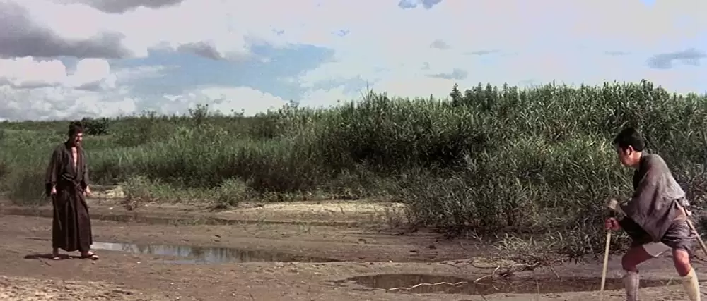 「座頭市兇状旅」北城寿太郎 & 勝新太郎の画像