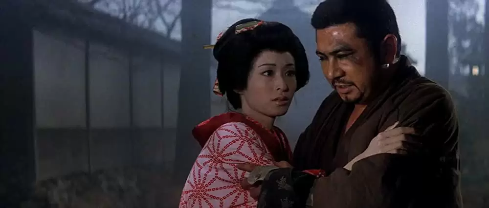 「座頭市喧嘩太鼓」勝新太郎 & 三田佳子の画像