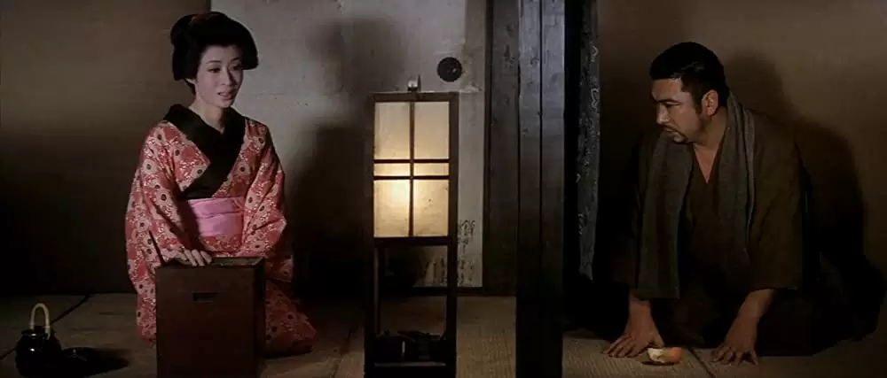 「座頭市喧嘩太鼓」勝新太郎 & 三田佳子の画像