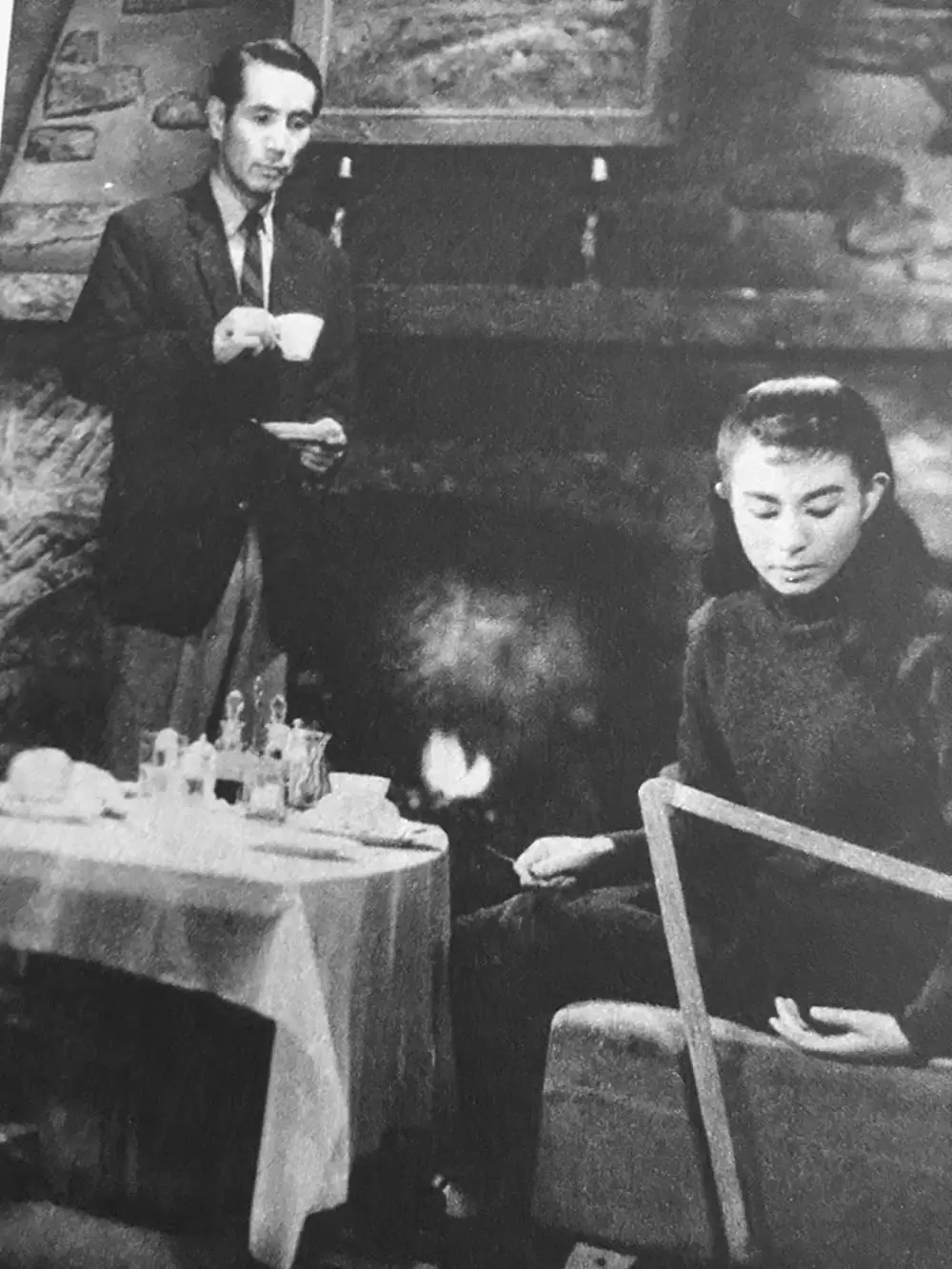 「挽歌」久我美子 & 森雅之の画像