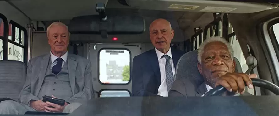 「ジーサンズ はじめての強盗」モーガン・フリーマン & アラン・アーキン & マイケル・ケインの画像