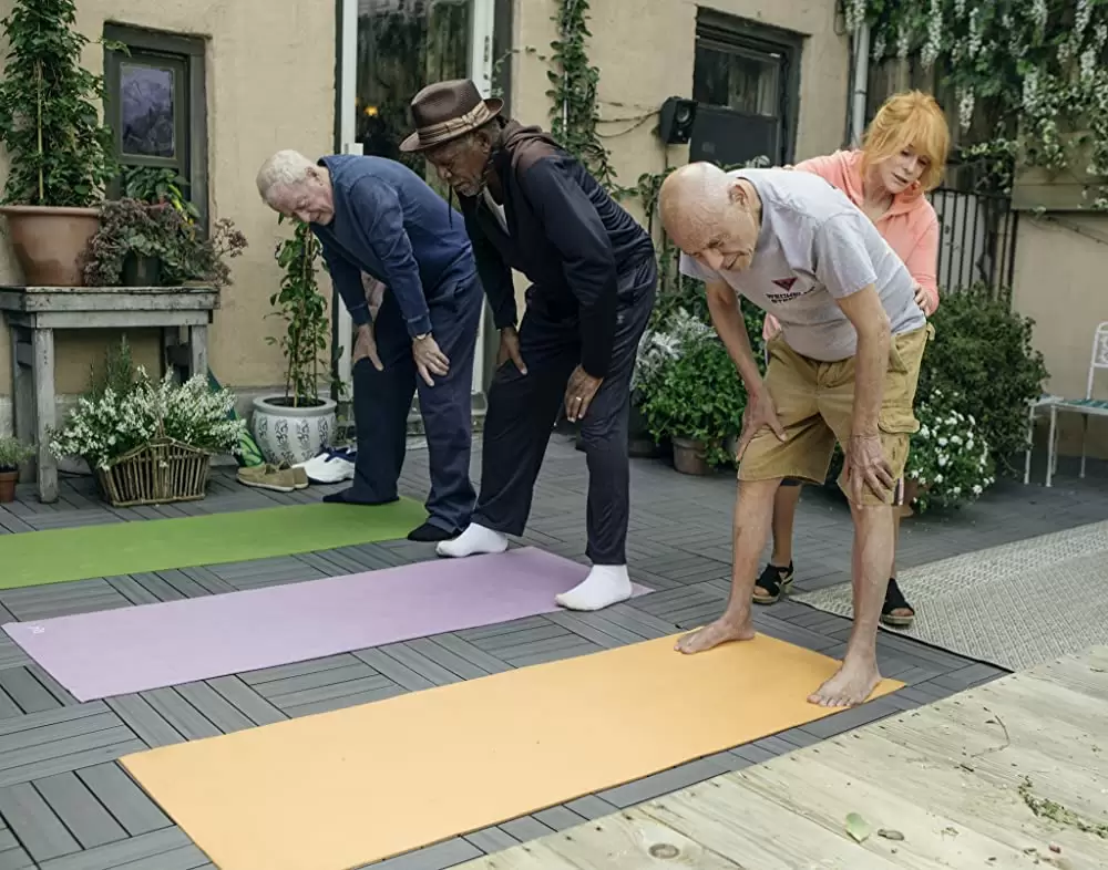 「ジーサンズ はじめての強盗」モーガン・フリーマン & アン＝マーグレット & アラン・アーキン & マイケル・ケインの画像