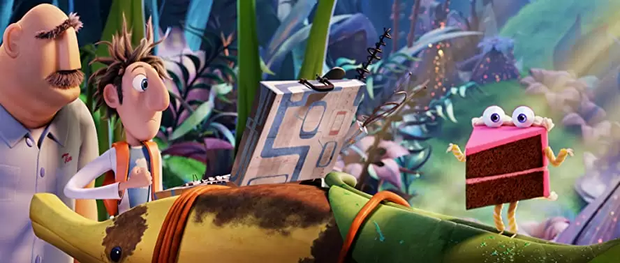 「くもりときどきミートボール2 フード・アニマル誕生の秘密」ジェームズ・カーン & ビル・ヘイダーの画像