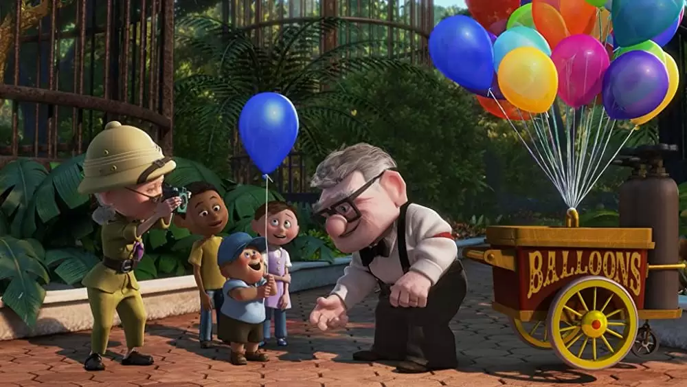 「カールじいさんの空飛ぶ家」の画像