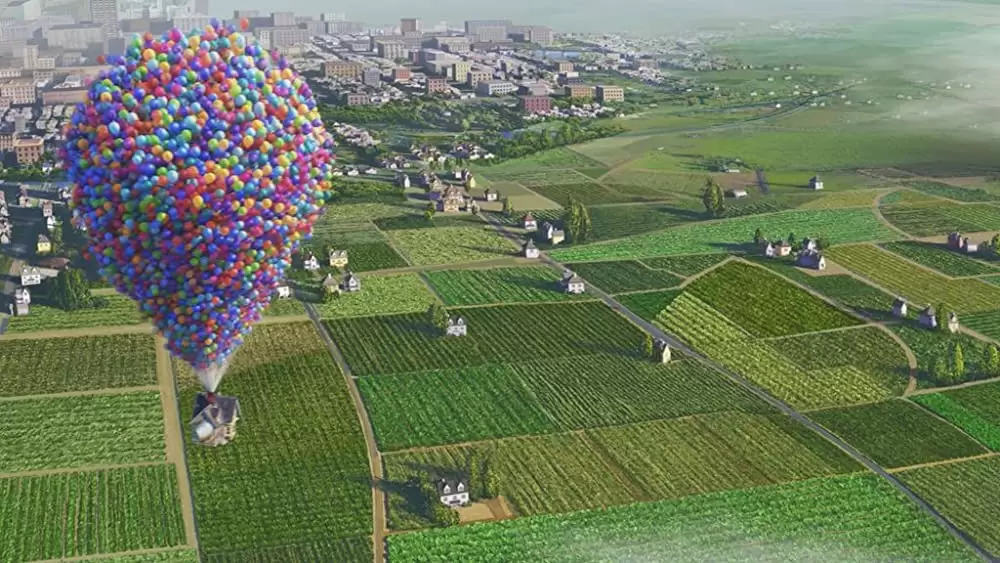 「カールじいさんの空飛ぶ家」の画像