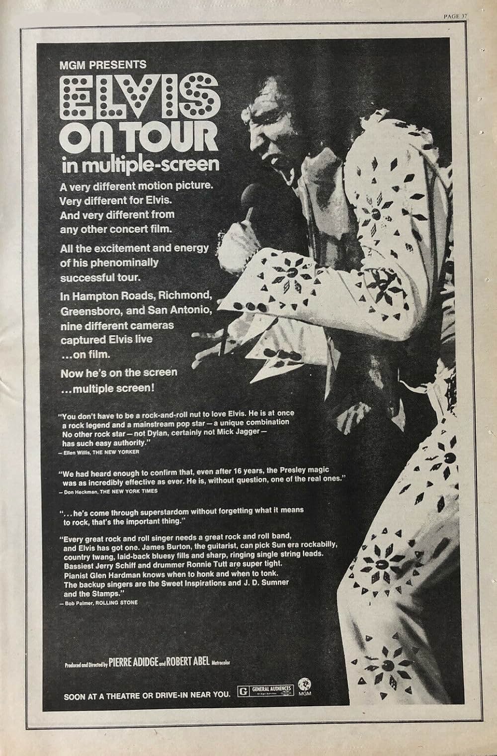 エルビス・オン・ツアーの画像