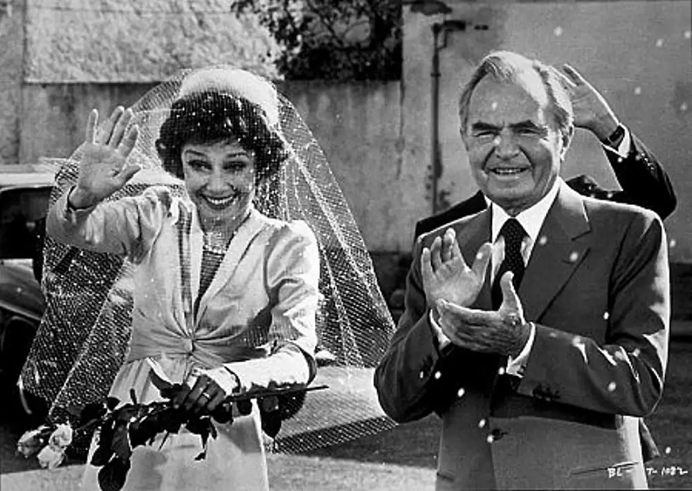 「華麗なる相続人」オードリー・ヘプバーン & ジェームズ・メイソンの画像