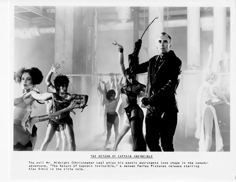 「キャプテン・ザ・ヒーロー／悪人は許さない」クリストファー・リーの画像