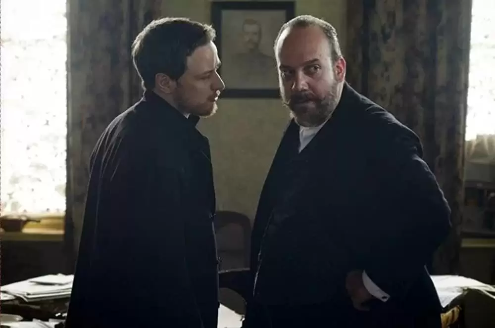 「終着駅 トルストイ最後の旅」ポール・ジアマッティ & ジェームズ・マカボイの画像