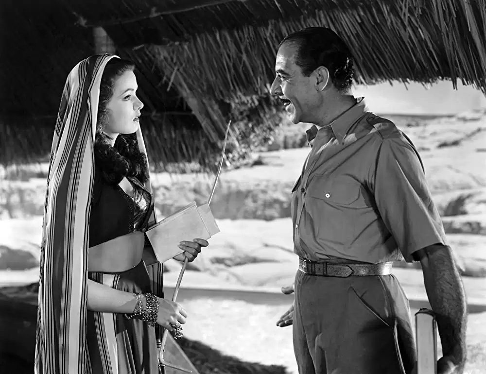 「砂丘の敵」ジーン・ティアニー & ジョセフ・カレイアの画像