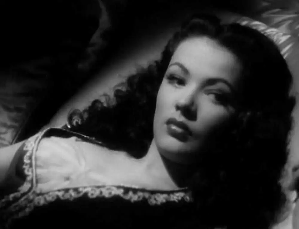 「砂丘の敵」ジーン・ティアニーの画像