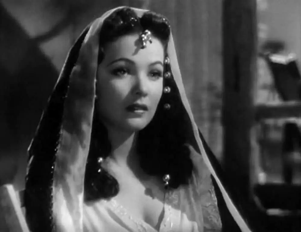 「砂丘の敵」ジーン・ティアニーの画像