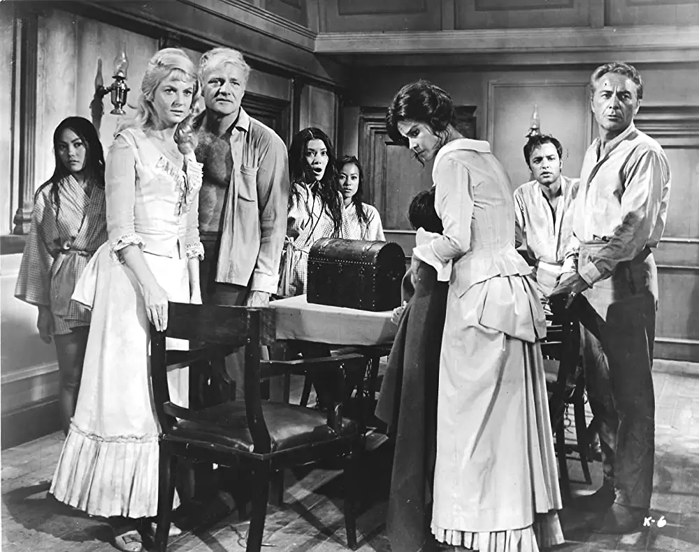 「ジャワの東」サル・ミネオ & ダイアン・ベイカー & ブライアン・キース & ロッサノ・ブラッツィ & バーバラ・ワールの画像