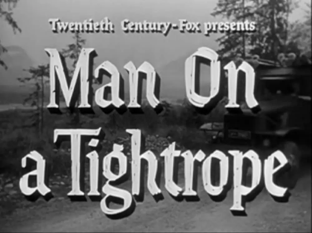 綱渡りの男の画像