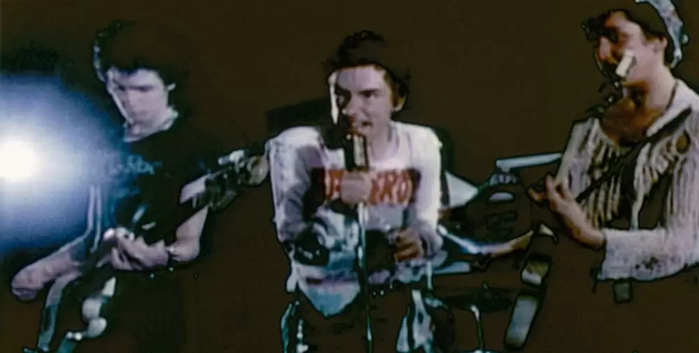 「NO FUTURE A SEX PISTOLS FILM」スティーブ・ジョーンズ & ジョン・ライドン & シド・ビシャスの画像