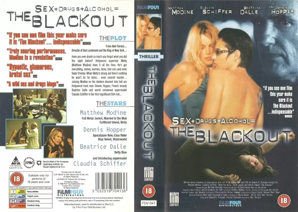 「ブラックアウト」デニス・ホッパー & マシュー・モディーン & クローディア・シファー & ベアトリス・ダルの画像
