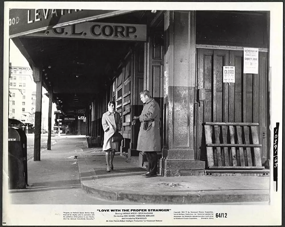 「マンハッタン物語」ナタリー・ウッド & スティーブ・マックィーンの画像