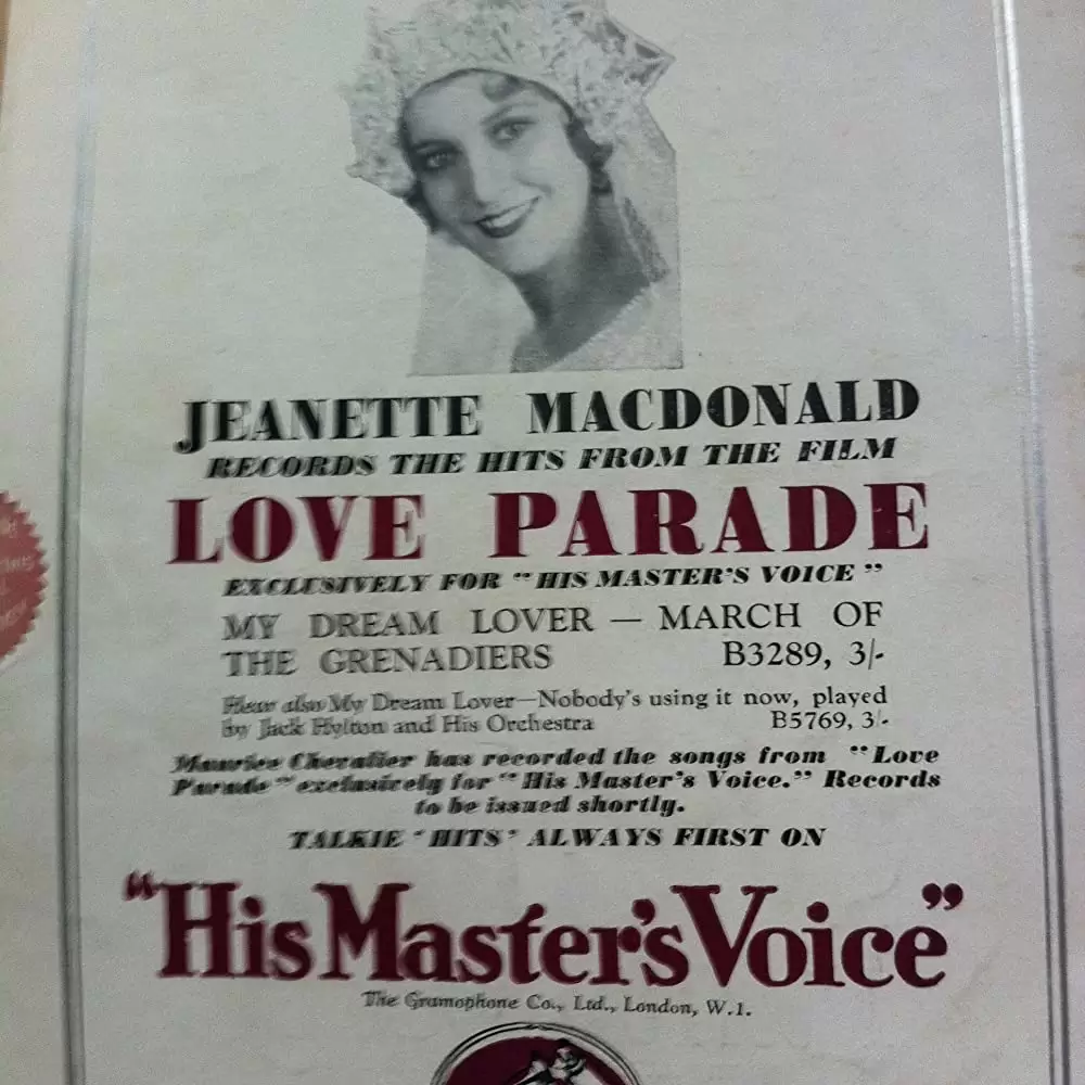 「ラヴ・パレイド」ジャネット・マクドナルドの画像