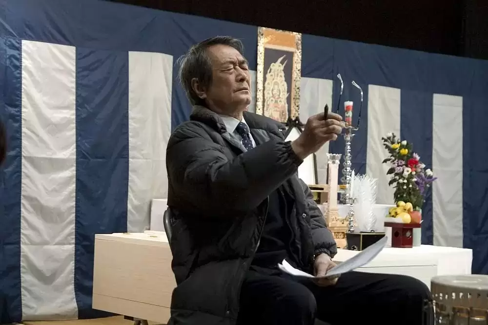 「おくりびと」山崎努の画像