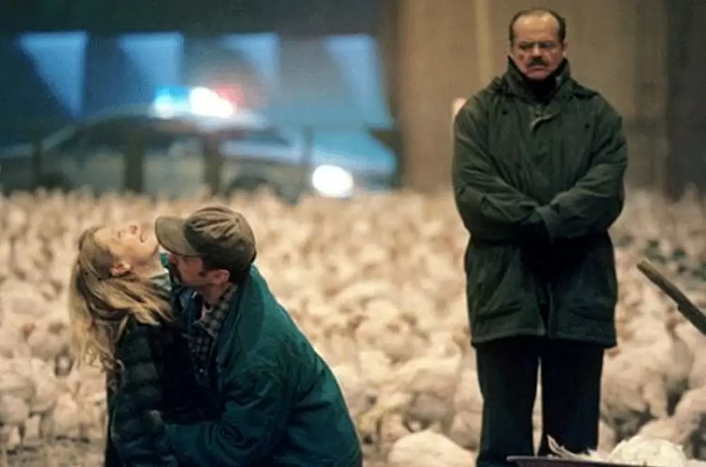 「プレッジ」ジャック・ニコルソン & マイケル・オキーフ & パトリシア・クラークソンの画像