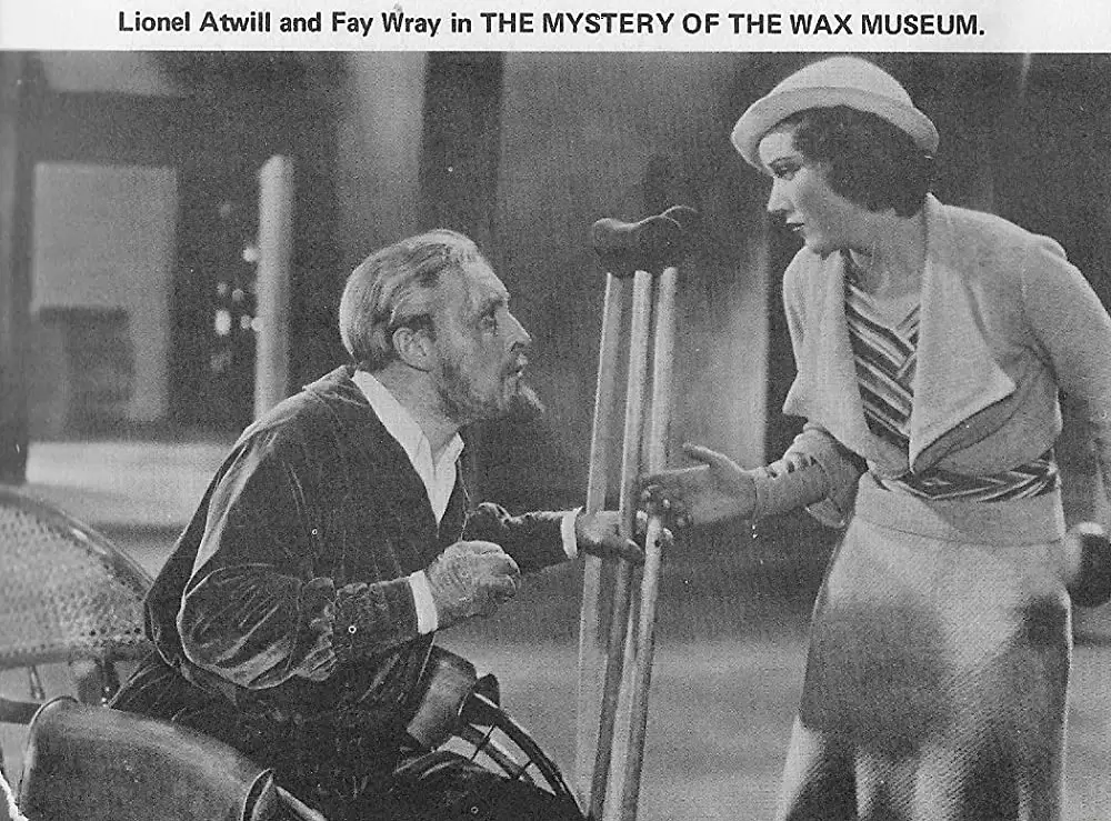 「肉の蝋人形」ライオネル・アトウィル & フェイ・レイの画像