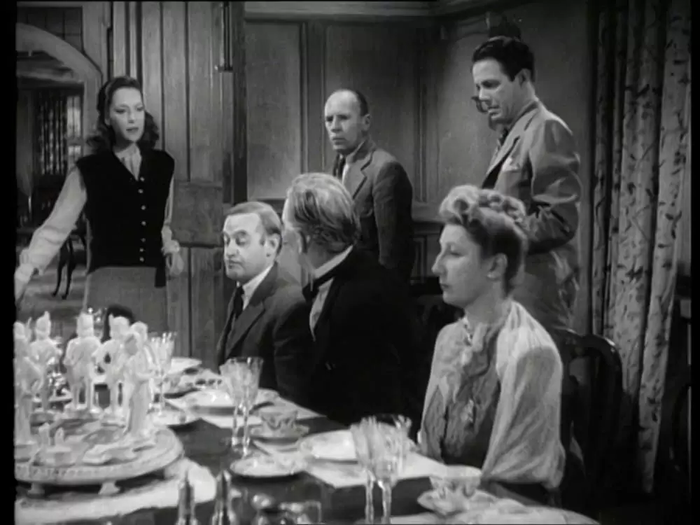 「そして誰もいなくなった」ジュディス・アンダーソン & ジューン・ドペレス & バリー・フィッツジェラルド & ルイス・ヘイワード & ウォルター・ヒューストン & ローランド・ヤングの画像