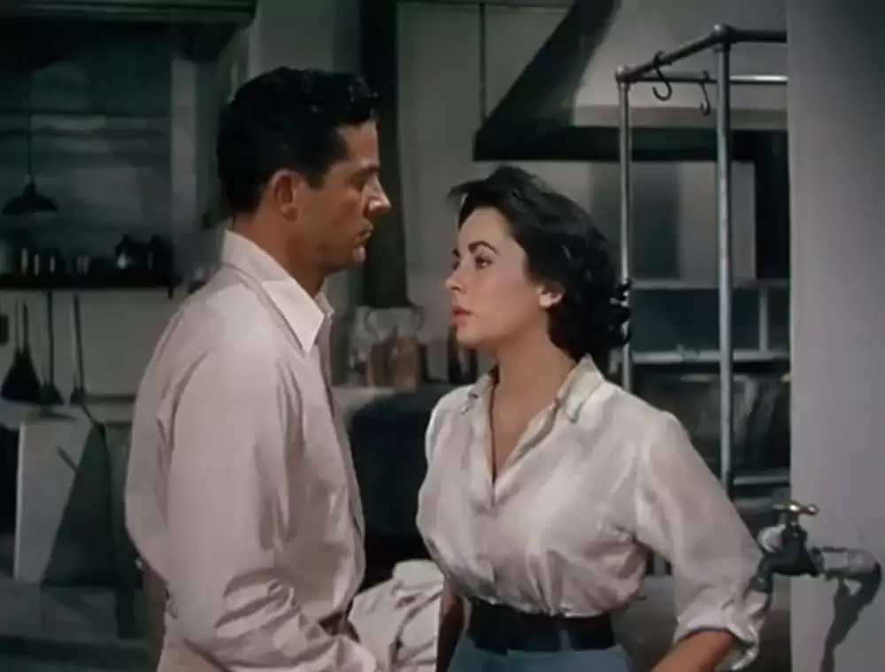 「巨象の道」エリザベス・テイラー & ダナ・アンドリュースの画像