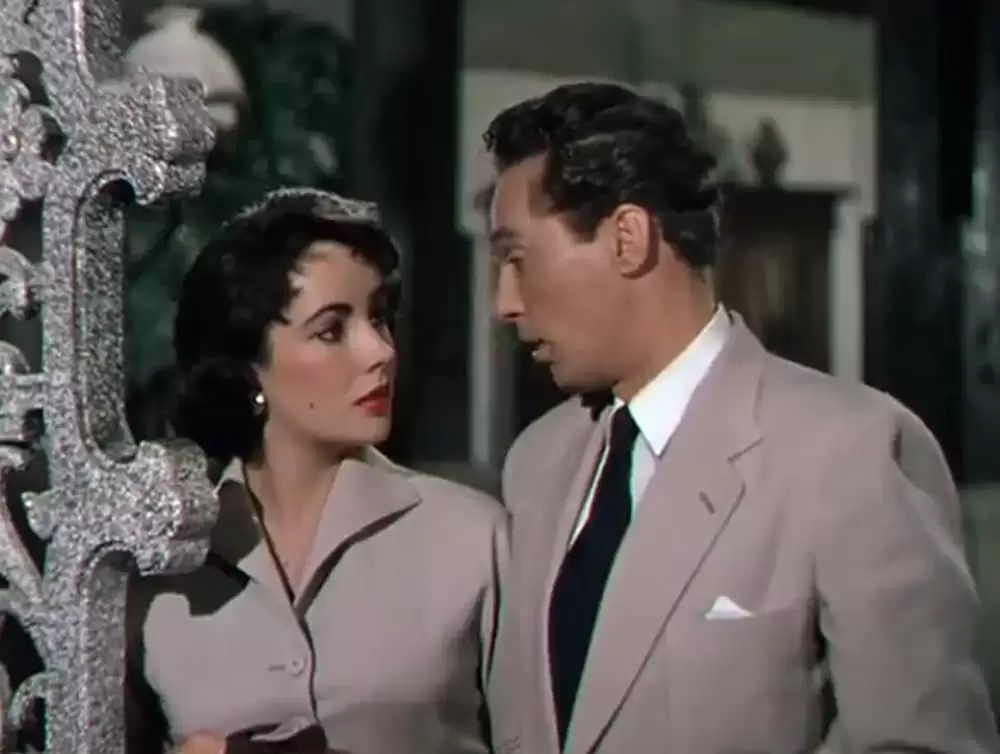 「巨象の道」エリザベス・テイラー & ピーター・フィンチの画像