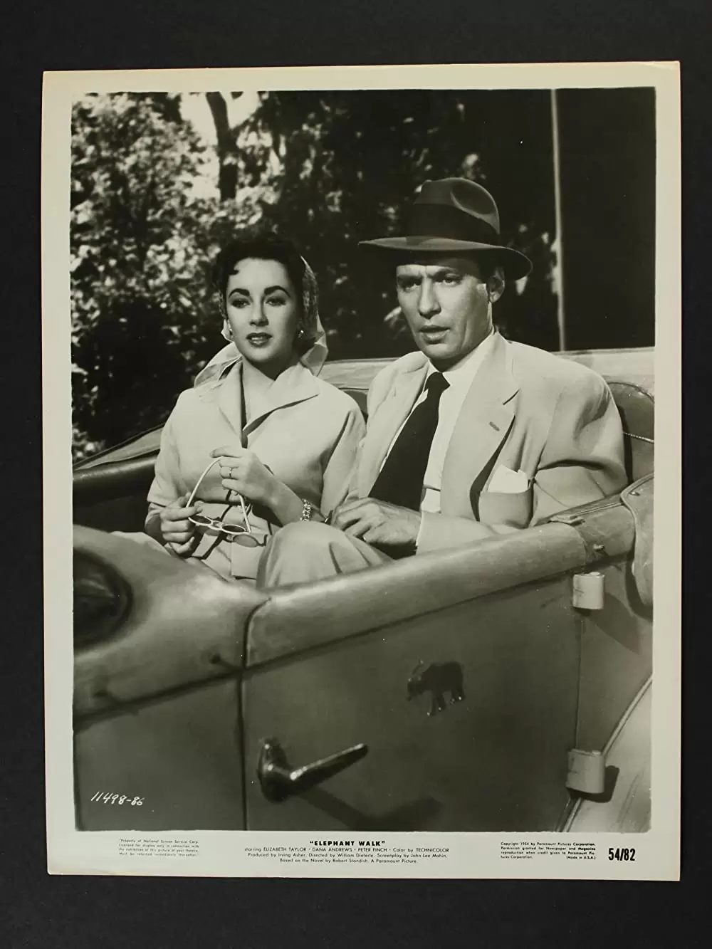 「巨象の道」エリザベス・テイラー & ダナ・アンドリュース & ピーター・フィンチの画像