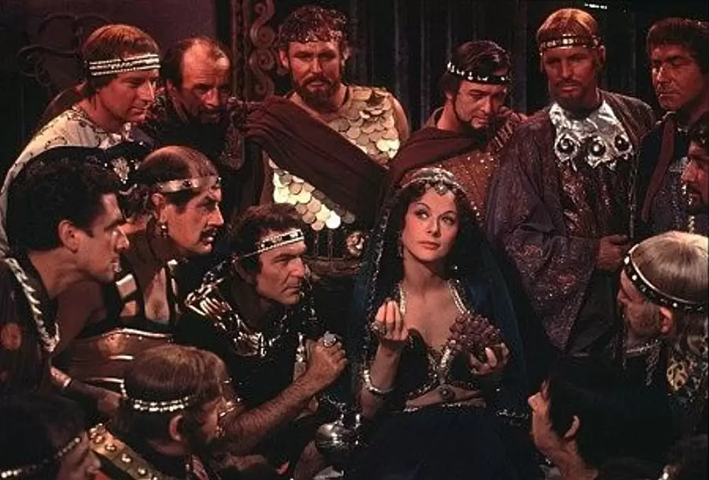 「サムソンとデリラ」ヘディ・ラマール & レイン・チャンドラー & モローニ・オルセン & ヘンリー・ウィルコクソンの画像