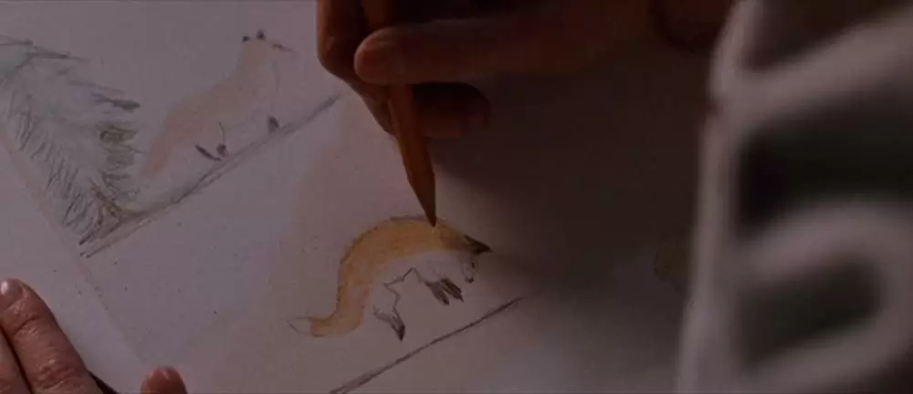 きつねと私の12か月の画像