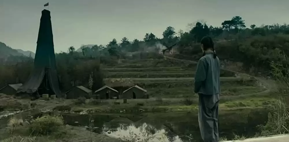 サンザシの樹の下での画像