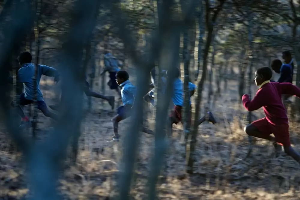 おじいさんと草原の小学校の画像