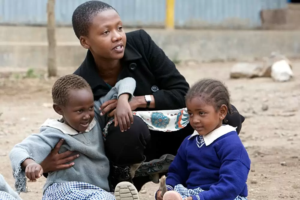おじいさんと草原の小学校の画像
