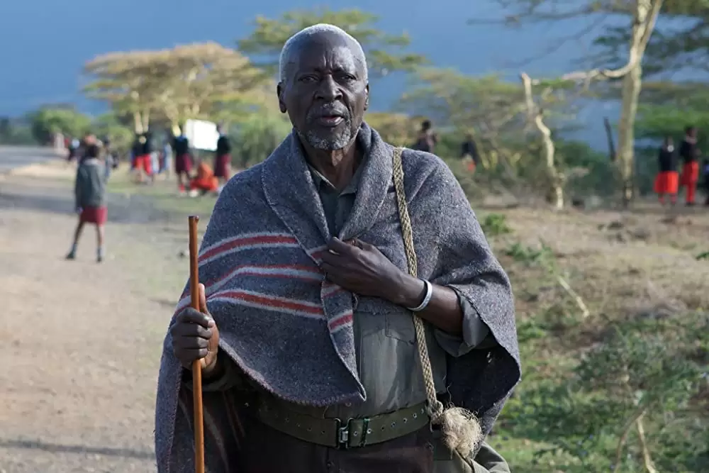 おじいさんと草原の小学校の画像