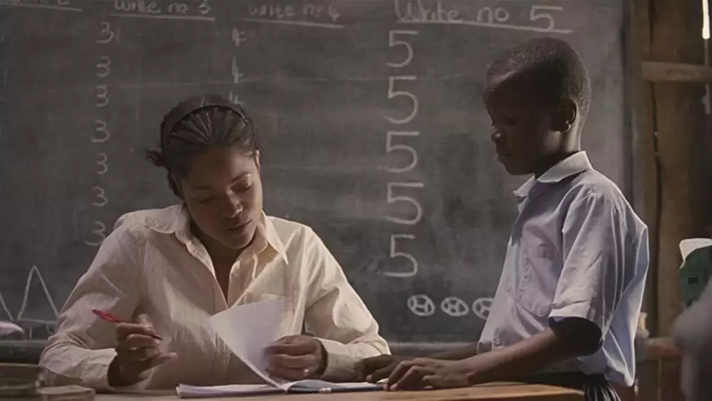 おじいさんと草原の小学校の画像